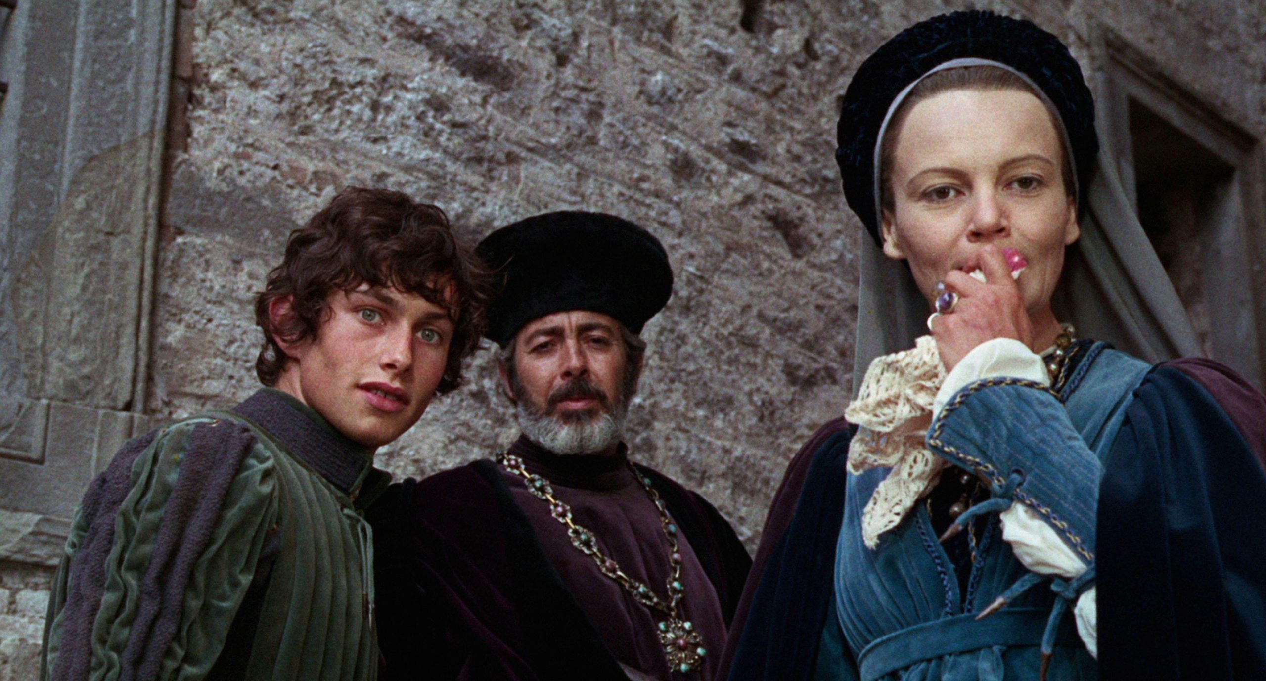 Robinson con Antonio Pierfederici y Esmeralda Ruspoli en Romeo y Julieta de Franco Zeffirelli